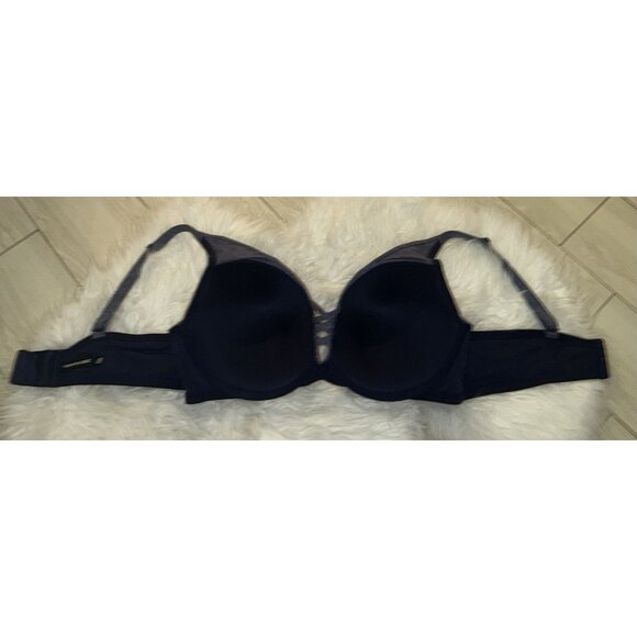 Torrid Curve 360 Back Smoothing Push Up Plunge Bra UW Womens 44C Heather Blue - Picture 5 of 7